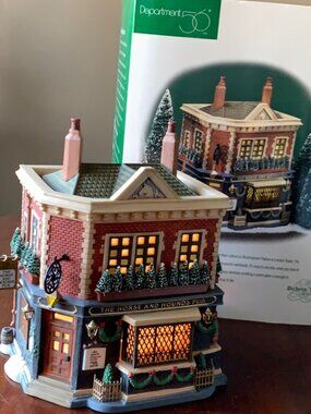 🌲NIB Department 56 Dickens Village Horse and Hounds Pub #58340